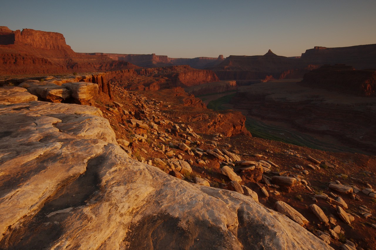 White Rim a rieka Colorado