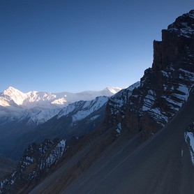 Annapurna Range z Thorung High Camp